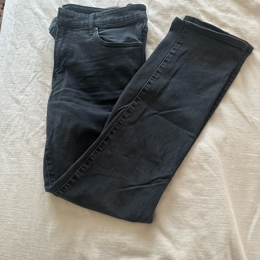 American Eagle Outfitters Men's Straight Jeans - Black